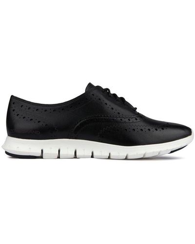 Cole Haan Zerogrand Wing Tip Shoes - Black