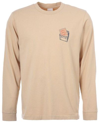 Nudie Jeans Co Rudi Dance Long Sleeve T-shirt - Natural