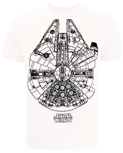 Star Wars Millennium Falcon T-shirt - White
