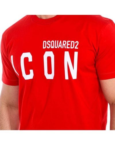 DSquared² Short Sleeve T-Shirt S79Gc0001-S23009 - Red