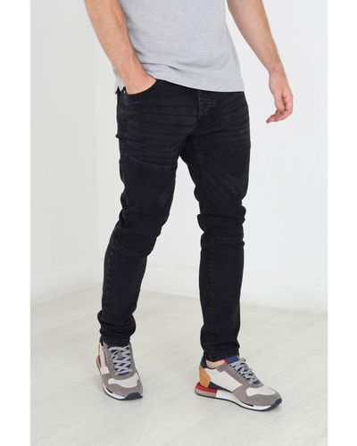 Good For Nothing Charcoal Cotton Slim Fit Denim Jeans - Blue