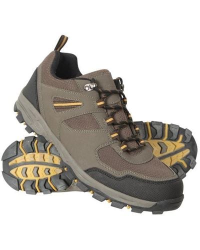 Mountain Warehouse Mcleod Outdoor Wide Walking Shoes () - Brown