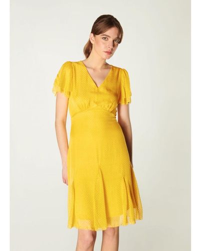 LK Bennett Hally Dress - Yellow