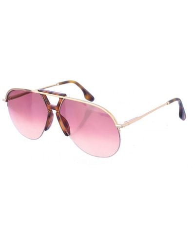 Victoria Beckham Acetate Sunglasses With Rectangular Shape Vb626S - Blue