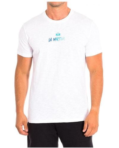 La Martina Short Sleeve T-Shirt Tmr600-Js259 - White