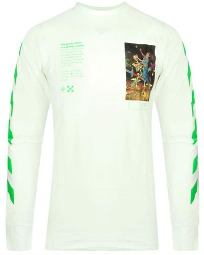 Louis Vuitton Off White Printed Cotton Long Sleeve Shirt M at 1stDibs