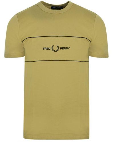 Fred Perry M9580 363 Light T-Shirt - Green