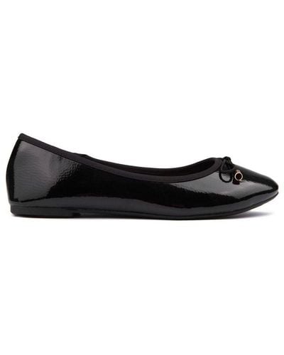 SOLESISTER Bec Wide Fit Pump Shoes - Black