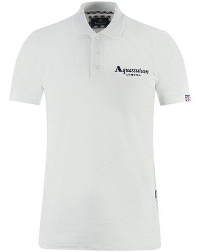 Aquascutum London Classic Polo Shirt - White