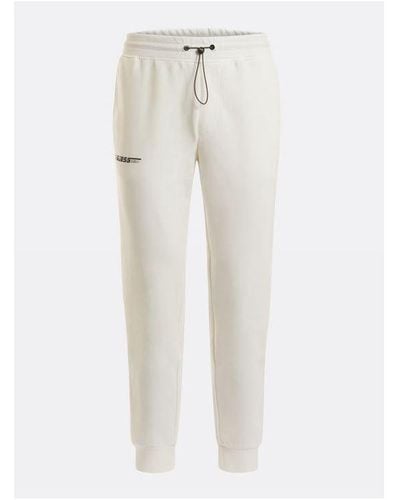 Guess Cuff Jogger Trousers - White