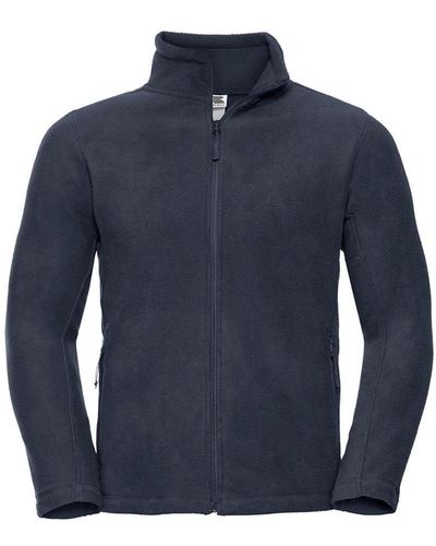 Russell Russell Full Zip Outdoor Fleece Jacket (franse Marine) - Blauw