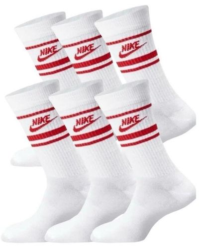 Nike Sportswear Dri-Fit Everyday Essential Crew Socks 3 Pairs - White
