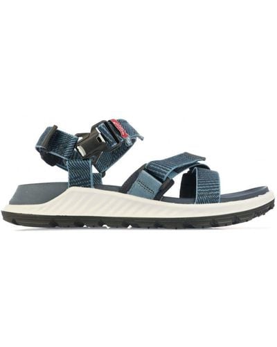 Ecco Exowrap Velcro Sandals - Blue
