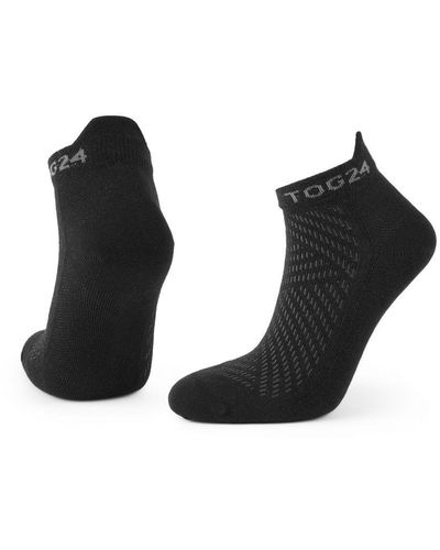TOG24 Steyr 2pack Trek Socks Black/dark Grey Marl