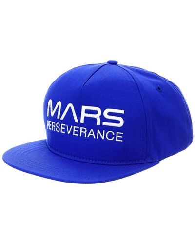 NASA Snapback Cap With Adjustable Strap Mars17C - Blue