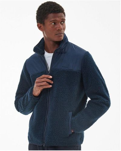 Barbour Hobson Fleece Jacket - Blue