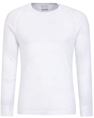 Mountain Warehouse Talus Round Neck Long-Sleeved Thermal Top () - White