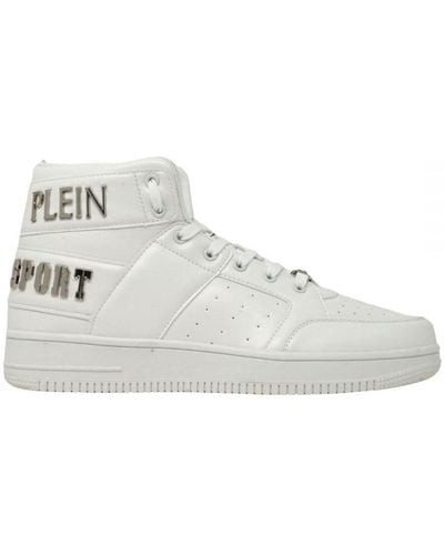 Philipp Plein Hi-top Vet Merk Witte Sneakers