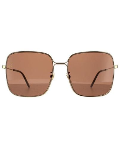 Gucci Zonnebril GG0443S 002 Gold Brown - Bruin