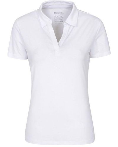 Mountain Warehouse Uv Protection Polo Shirt - White