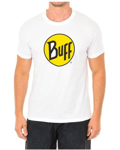 Buff Short Sleeve T-Shirt For Outdoor Sports Bf10100 - White