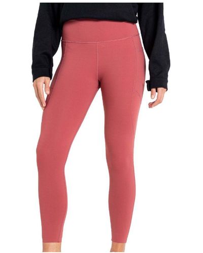 Dare 2b Unceasing Power Hold Activewear Tights - Red