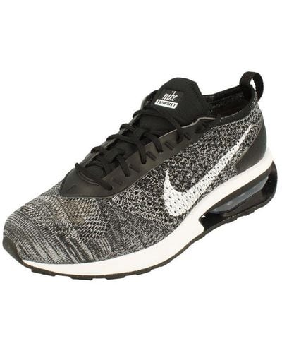Nike Air Max Flyknit Racer Trainers - Black