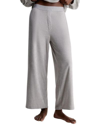Calvin Klein 000Qs7024E Cosy Lounge Pyjama Trousers - Grey