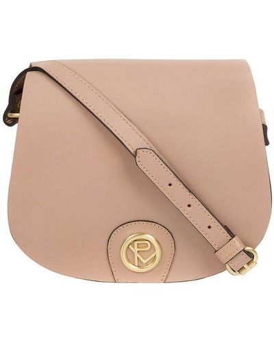 Pure Luxuries 'Coniston' Leather Cross Body Bag - Natural