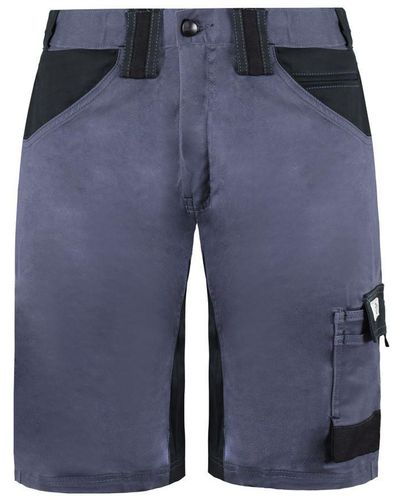 Dickies Gdt Flex Premium Work Shorts Cotton - Blue