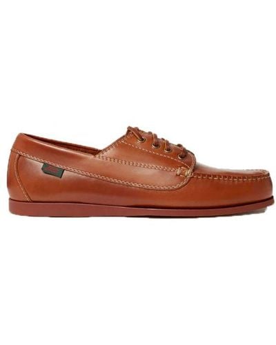G.H. Bass & Co. Camp Moc Jackman Pull Up Shoe Mid - Brown