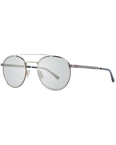 Jimmy Choo Mirrored Aviator Sunglasses - Metallic