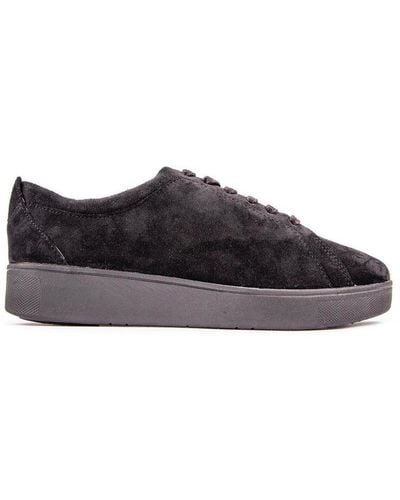 Fitflop Rally Suede Sneakers - Zwart