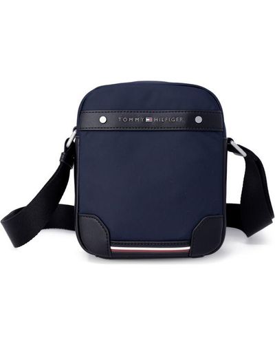 Tommy Hilfiger Shoulder Bag With Zip Closure - Blue