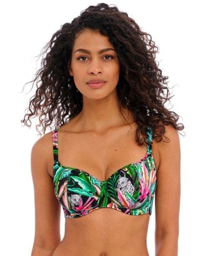 Freya 203103 Cala Selva Underwired Sweetheart Bikini Top - Green