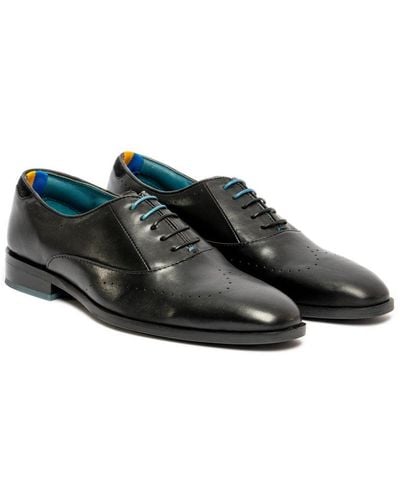 Oswin Hyde Dean Leather Shoes - Black