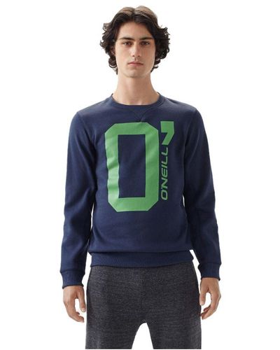 O'neill Sportswear O' Slim Fit Warm Graphic Sweatshirt Jumper Cotton - Blue