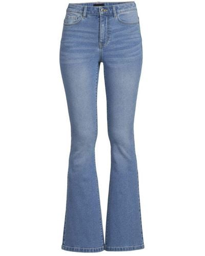 Vero Moda Flared Jeans Vmsiga Medium Blue Denim - Blauw