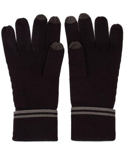 Fred Perry Twin Tipped Gloves - Black
