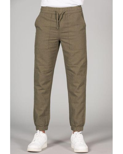 Tokyo Laundry Linen Blend Classic Fit Trousers - Grey