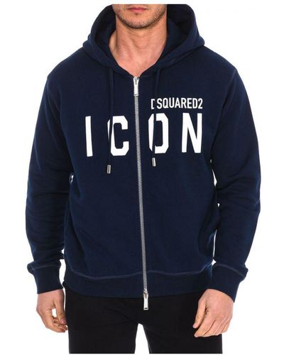 DSquared² Zip-Up Hoodie S79Hg0002-S25042 - Blue