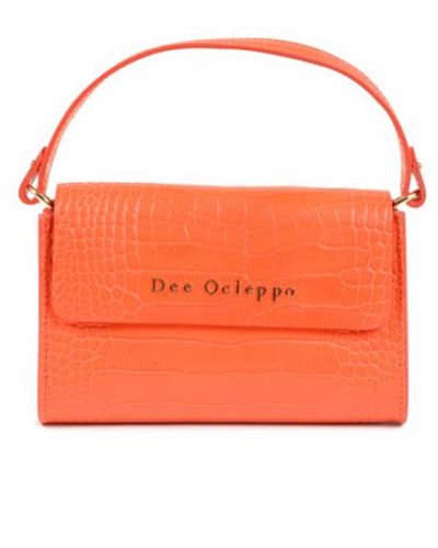 Dee Ocleppo Handbag Dc1324 Cocco Print Arancione - Orange