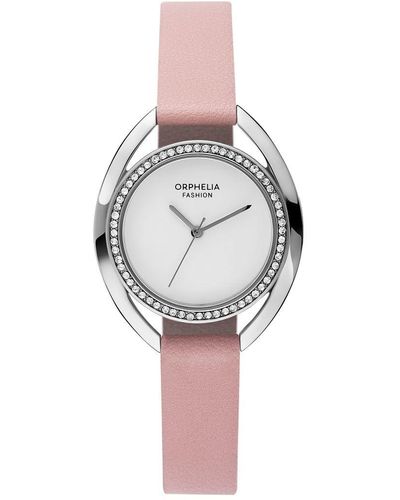 Orphelia Fashion Minuit Watch Of711912 Leather - Pink