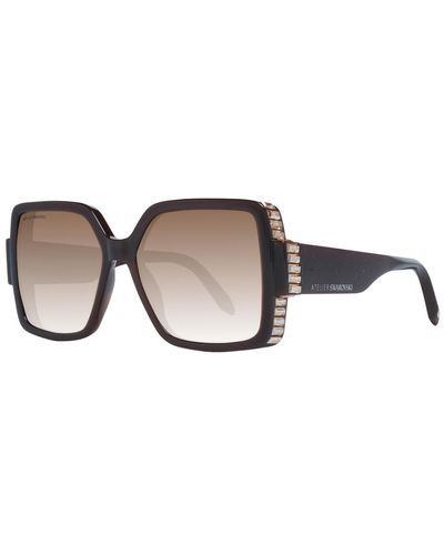 Swarovski Atelier Sunglasses Sk0237-p 55 36f - Bruin