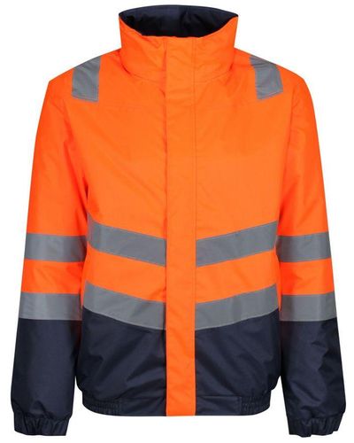 Regatta Bomber Waterproof Hi-Vis Jacket (/) - Orange