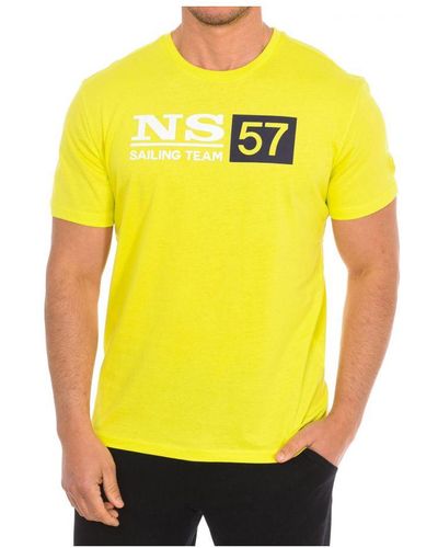 North Sails Short Sleeve T-Shirt 9024050 - Yellow