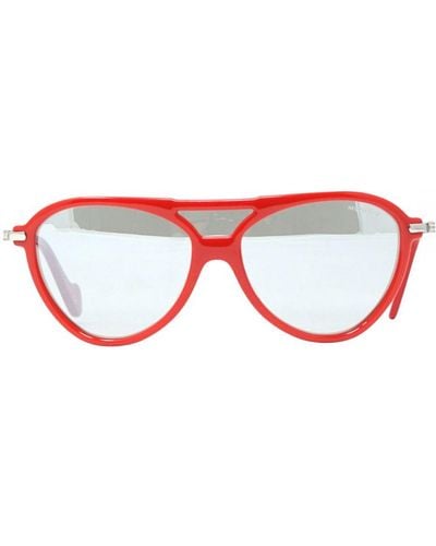 Moncler Ml0054 67C Oo Sunglasses - Red