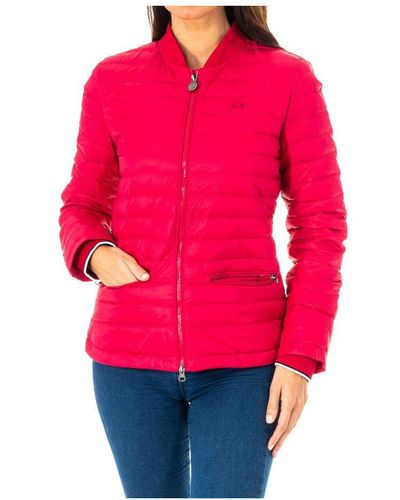 La Martina Padded Jacket With Inner Lining Lwo001 - Red