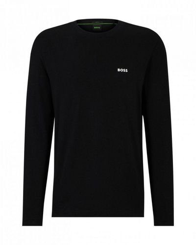 BOSS Tee Long Sleeve T-shirt - Black