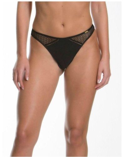 Gossard 16906 Graphic Luxe Thong - Black